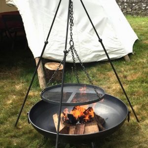 Tripod Cooking Rack Long Leg with Grill
