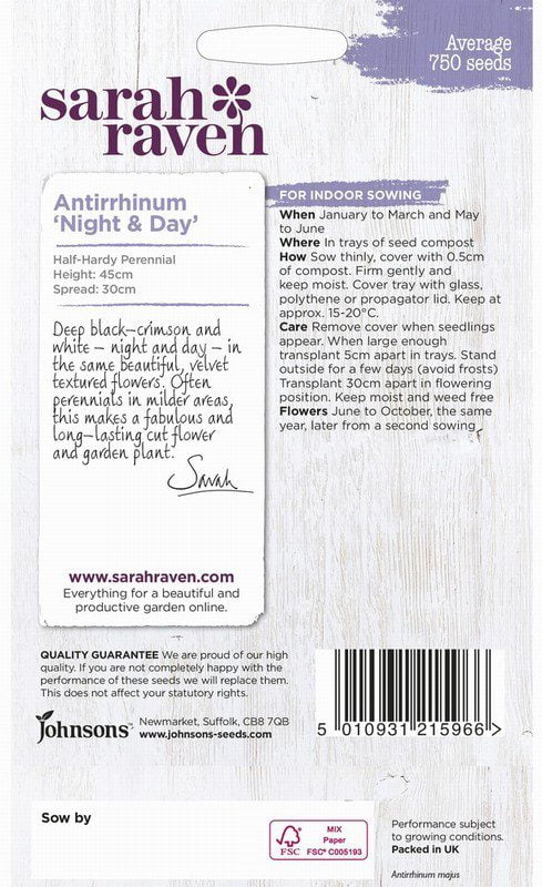 UK/SR-ANTIRRHINUM Night & Day - Image 2