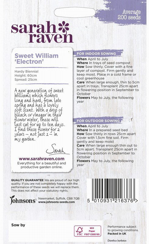 UK/SR-SWEET WILLIAM Electron - Image 2