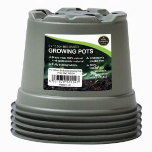 10.5cm Bio-Based Growing Pots (5)