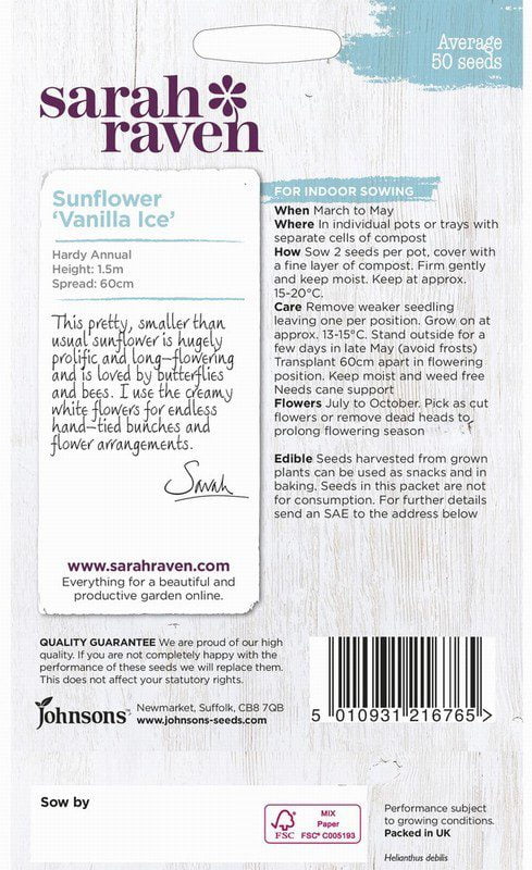UK/SR-SUNFLOWER Vanilla Ice - Image 2