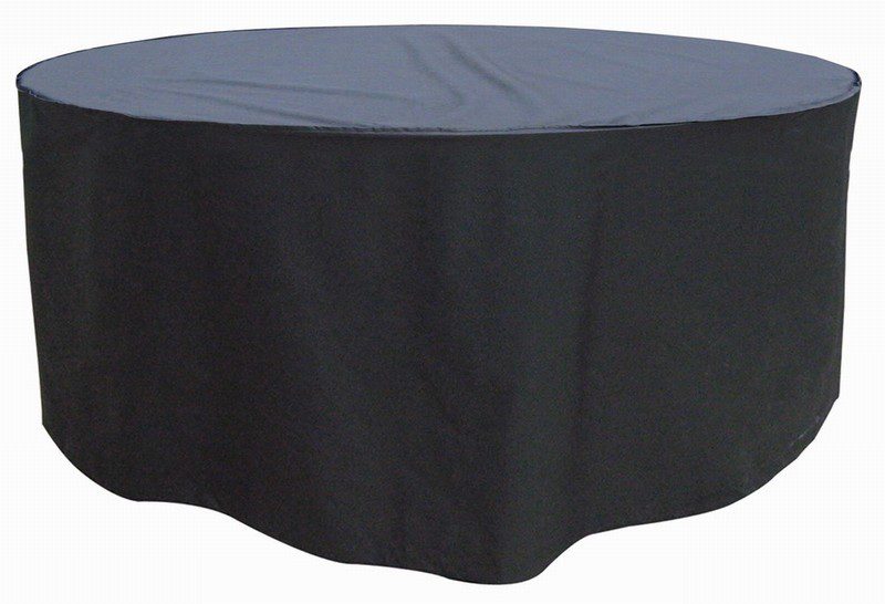 6-8 Seater Round Furniture Set Cover Black - Image 2