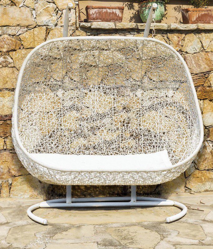 Double Hanging Chair Cover Black - Image 6