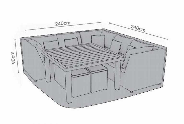 Lifestyle Premium Furniture Cover Large Corner Raglan Garden Centre