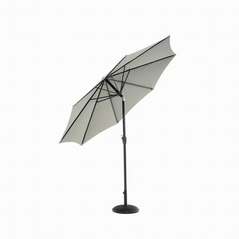 3m Crank & Tilt Aluminium Parasol - GREY - Image 2