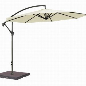 Cantilever Round Parasol Ecru (needs 50kg base)