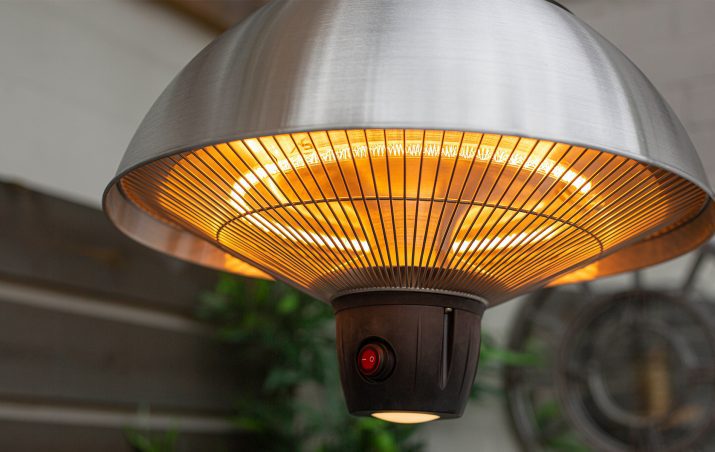 Hanging Mushroom Heater Silver - Image 2