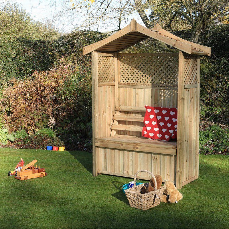 Dorset Arbour (With Storage Box) Raglan Garden Centre