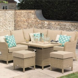 Bramblecrest Chedworth Reclining Mini Modular Sofa with Firepit