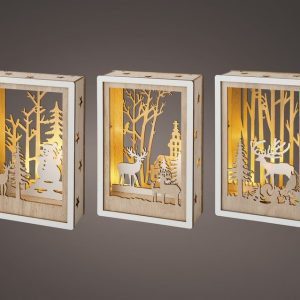 LED wood forest scenery BO