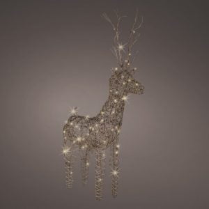 72L LED deer gb wicker deer steady outdoor