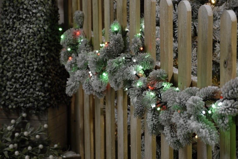 1000 glow-worm lights - jolly holly - Image 5