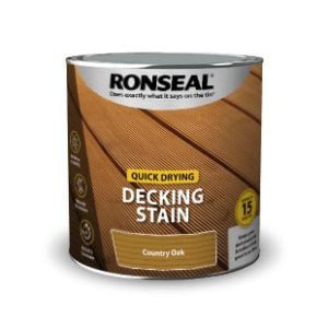 Ronseal Quick Drying Decking Stain Country Oak
