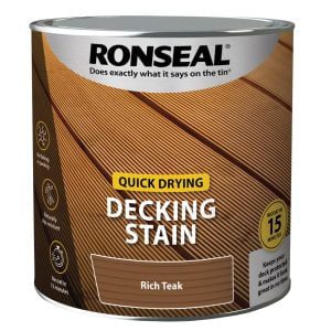 Ronseal Quick Drying Decking Stain Teak