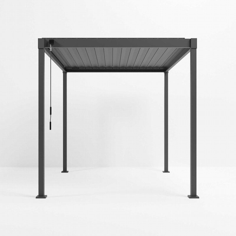 Nova Shadow Steel Pergola 3m x 3m Grey - Image 5