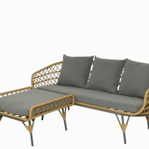 Sintra Wicker Outdoor Lounge Set - Natural