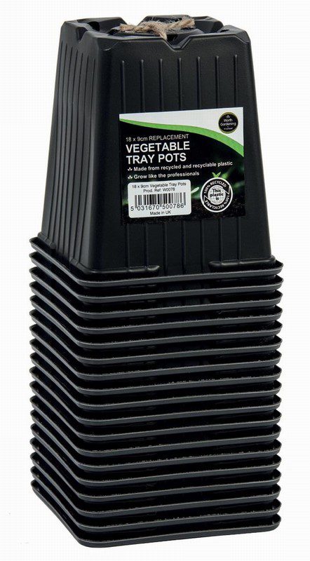 18 9cm Replacement Vegetable Tray Pots