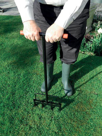 Heavy Duty Hollow Tine Lawn Aerator - Image 2