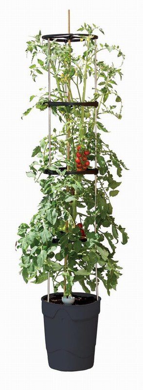 Self Watering Grow Pot Tower Anthracite - Image 3