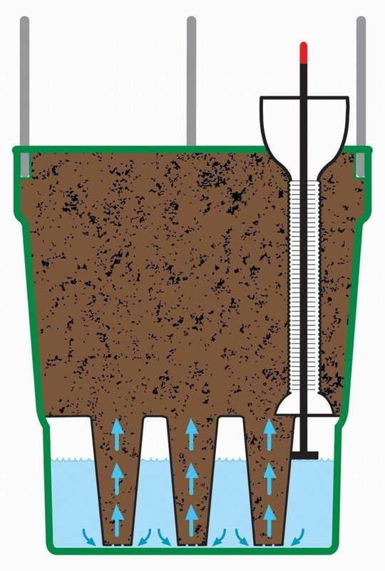Self Watering Grow Pot Tower Anthracite - Image 4