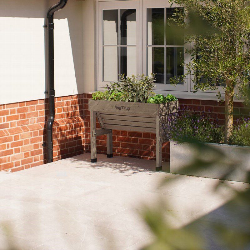 VegTrug Wall Hugger 1m Grey