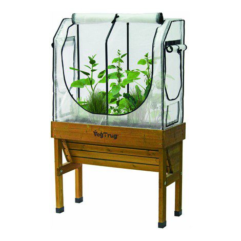 Small WallHugger Greenhouse Frame & Multi Cover Set
