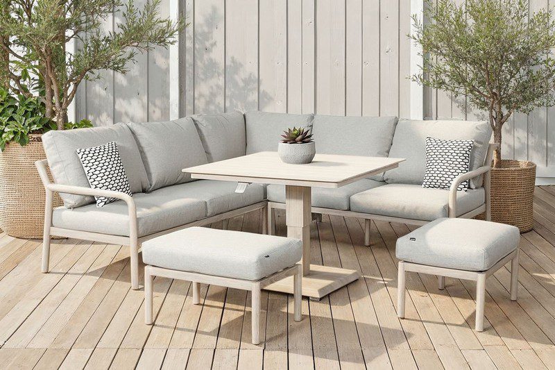 Hartman Kalahari Square Lounge Set with Adjustable height Table