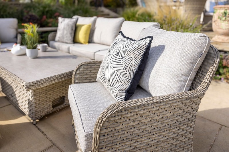 Hartman Eton Sofa Set with Adjustable table - Beech Weave - Image 2