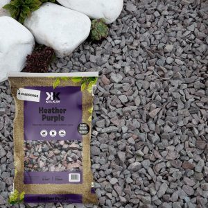 Heather purple chippings