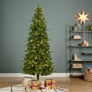 Everlands 225cm (7ft 6") Pre-Lit Allison Pine Christmas Tree